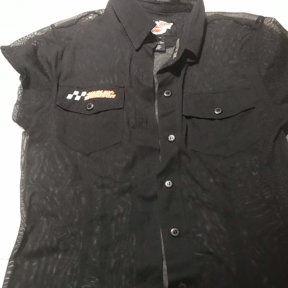 Harley Davidson button up shirt - Picture 2 of 3